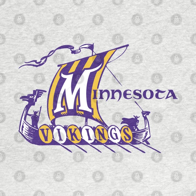 Vintage 1961 Minnesota Vikings Ship by FigAlert